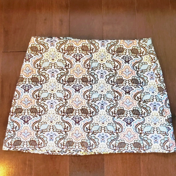 NWOT Zara Trafaluc Patterned Textured Multicolor Mini Skirt - Picture 1 of 3